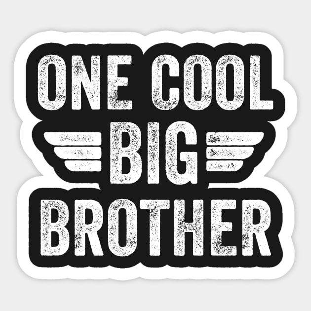 One cool big brother Sticker by captainmood